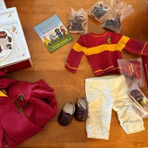 American girl Gryffindor quidditch outfit